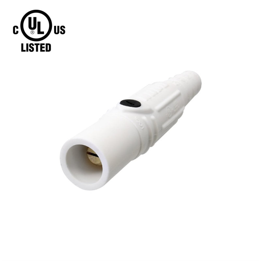KL-150LMW - K-LOK 150 A Single-Pole Line Connector Male White