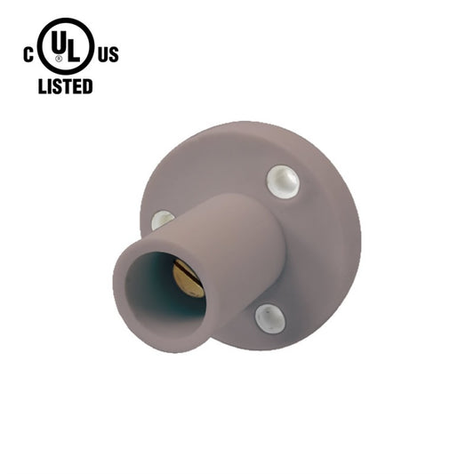 KL-150SMGY - K-LOK 150 A Single-Pole Panel Mount Receptacle Male (Thread-Stud Type) Grey