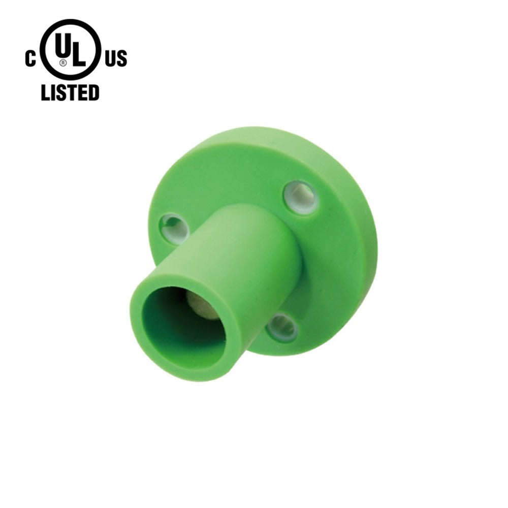 KL-150SMG - K-LOK 150 A Single-Pole Panel Mount Receptacle Male (Thread-Stud Type) Green