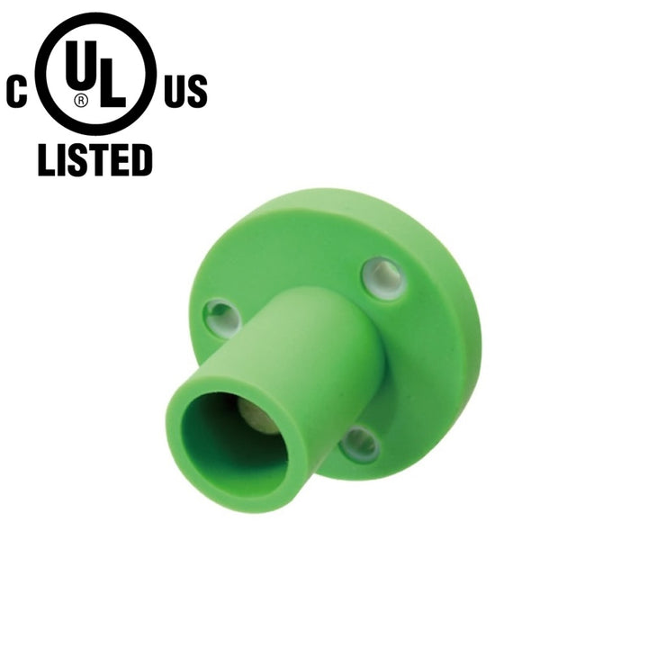 KL-150SMG - K-LOK 150 A Single-Pole Panel Mount Receptacle Male (Thread-Stud Type) Green