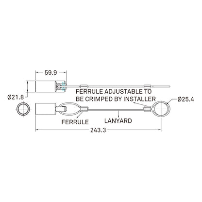 KL-15FPCR - K-LOK 150 A Female Connector Protective Cap, Red