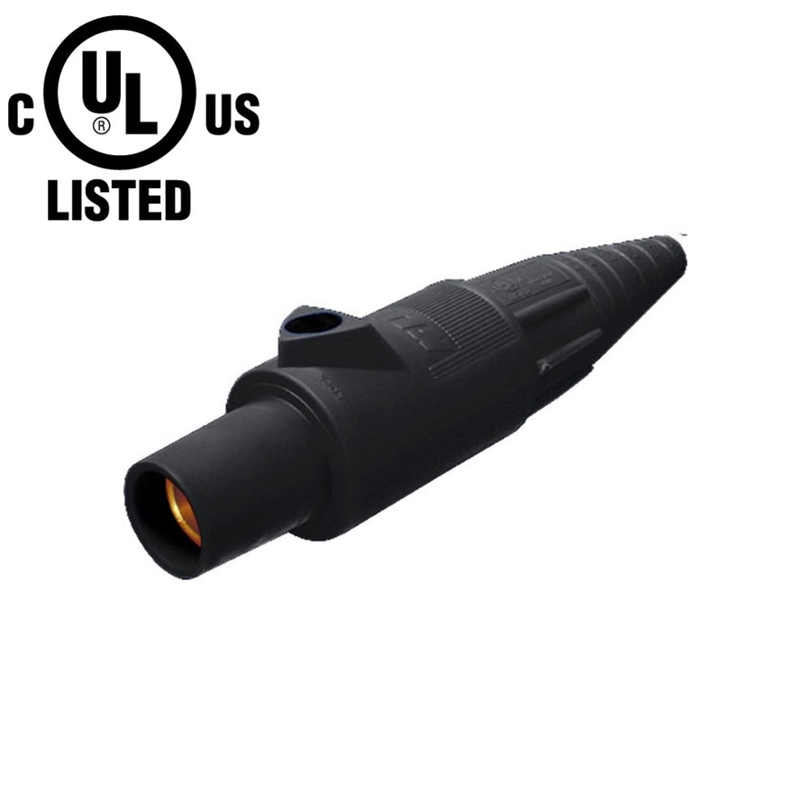 KL-400LFBK - K-LOK 400 A Single-Pole Line Connector, Female, Black, 600 V Maximum