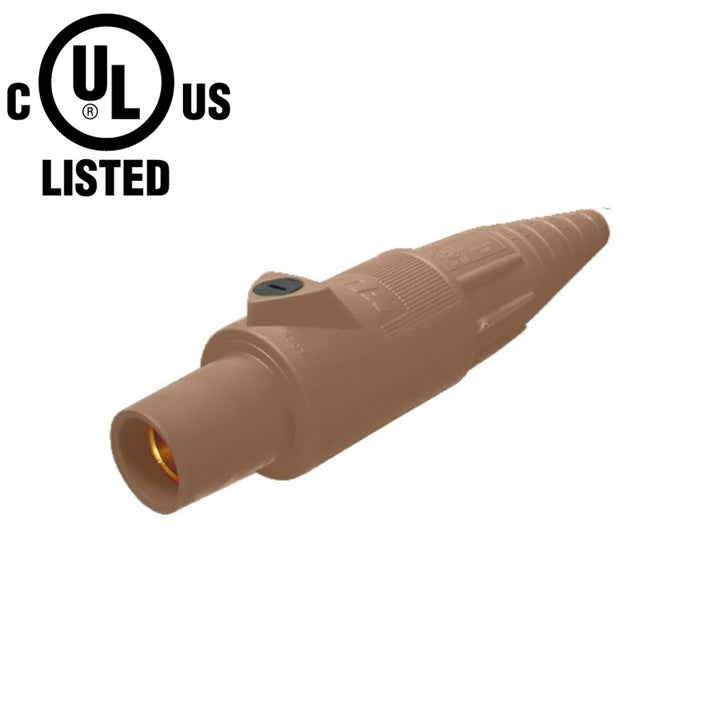 KL-400LFBN - K-LOK 400 A Single-Pole Line Connector Female Brown
