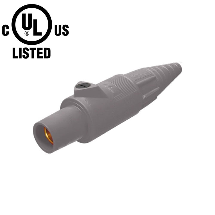 KL-400LFGY - K-LOK 400 A Single-Pole Line Connector Female Grey