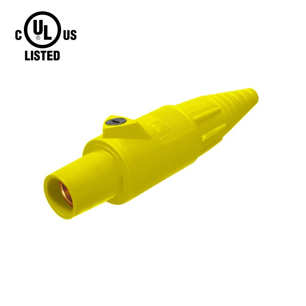 KL-400LFY - K-LOK 400 A Single-Pole Line Connector Female Yellow