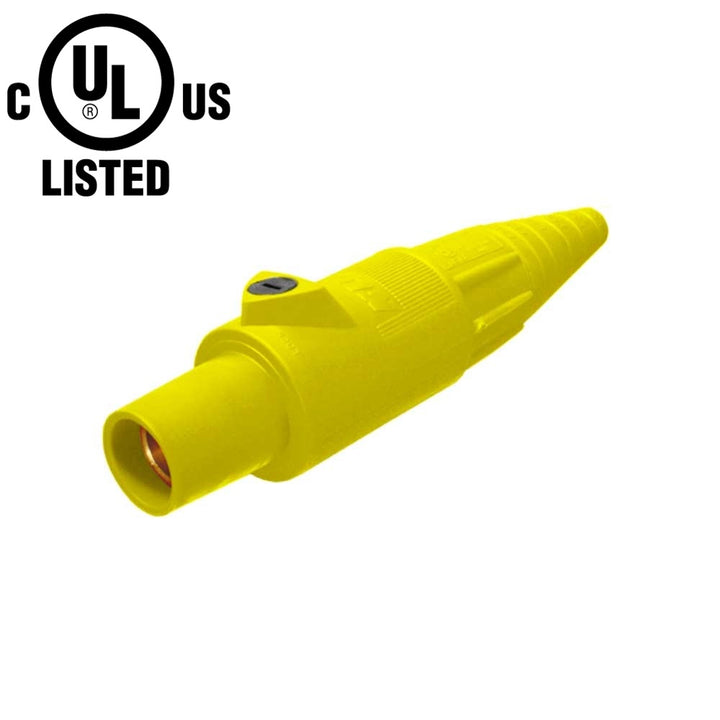 KL-400LFY - K-LOK 400 A Single-Pole Line Connector Female Yellow