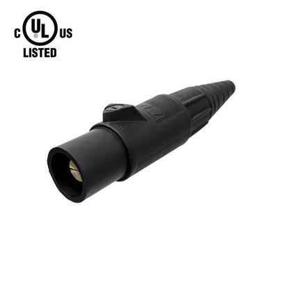 KL-400LMBK - K-LOK 400 A Single-Pole Line Connector Male Black