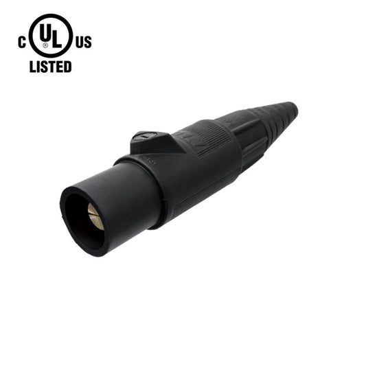 KL-400LMBK - K-LOK 400 A Single-Pole Line Connector Male Black