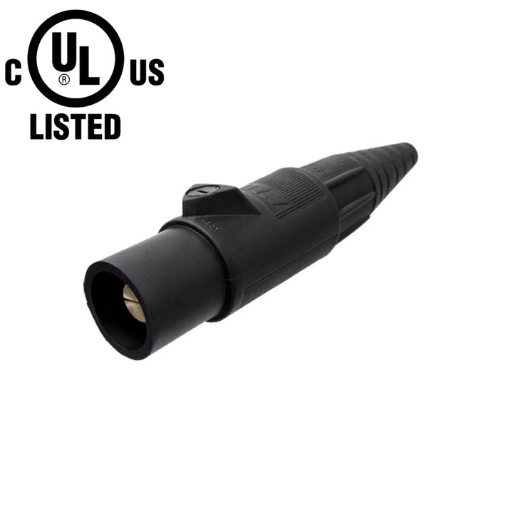 KL-400LMBK - K-LOK 400 A Single-Pole Line Connector Male Black