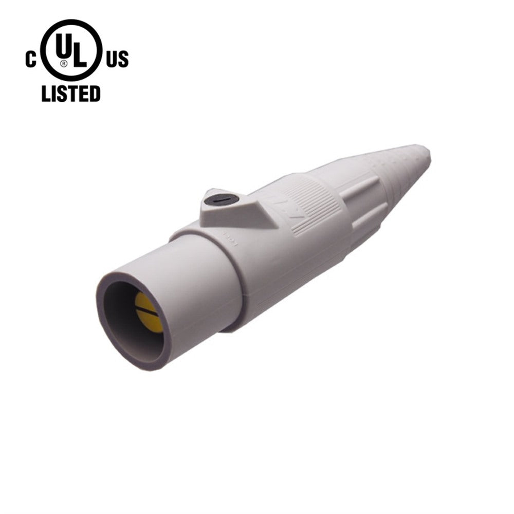 KL-400LMGY - K-LOK 400 A Single-Pole Line Connector Male Grey