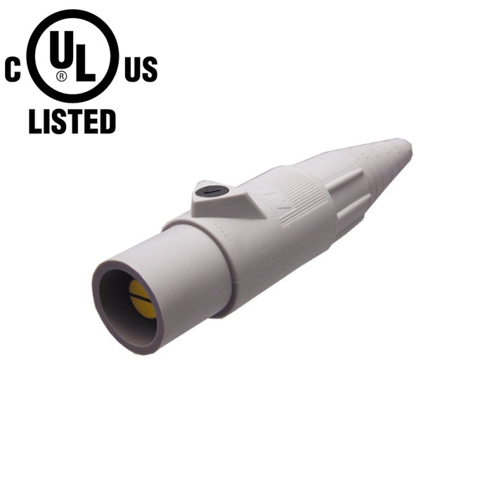 K-LOK 400 A Single-Pole Line Connector, Male, Grey, 600 V Maximum