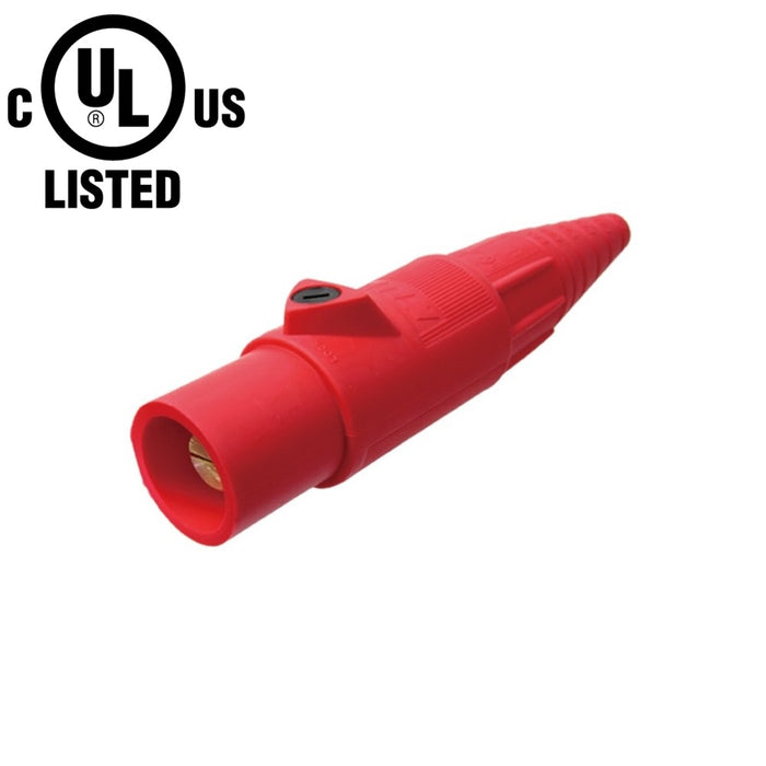 K-LOK 400 A Single-Pole Line Connector, Male, Red, 600 V Maximum