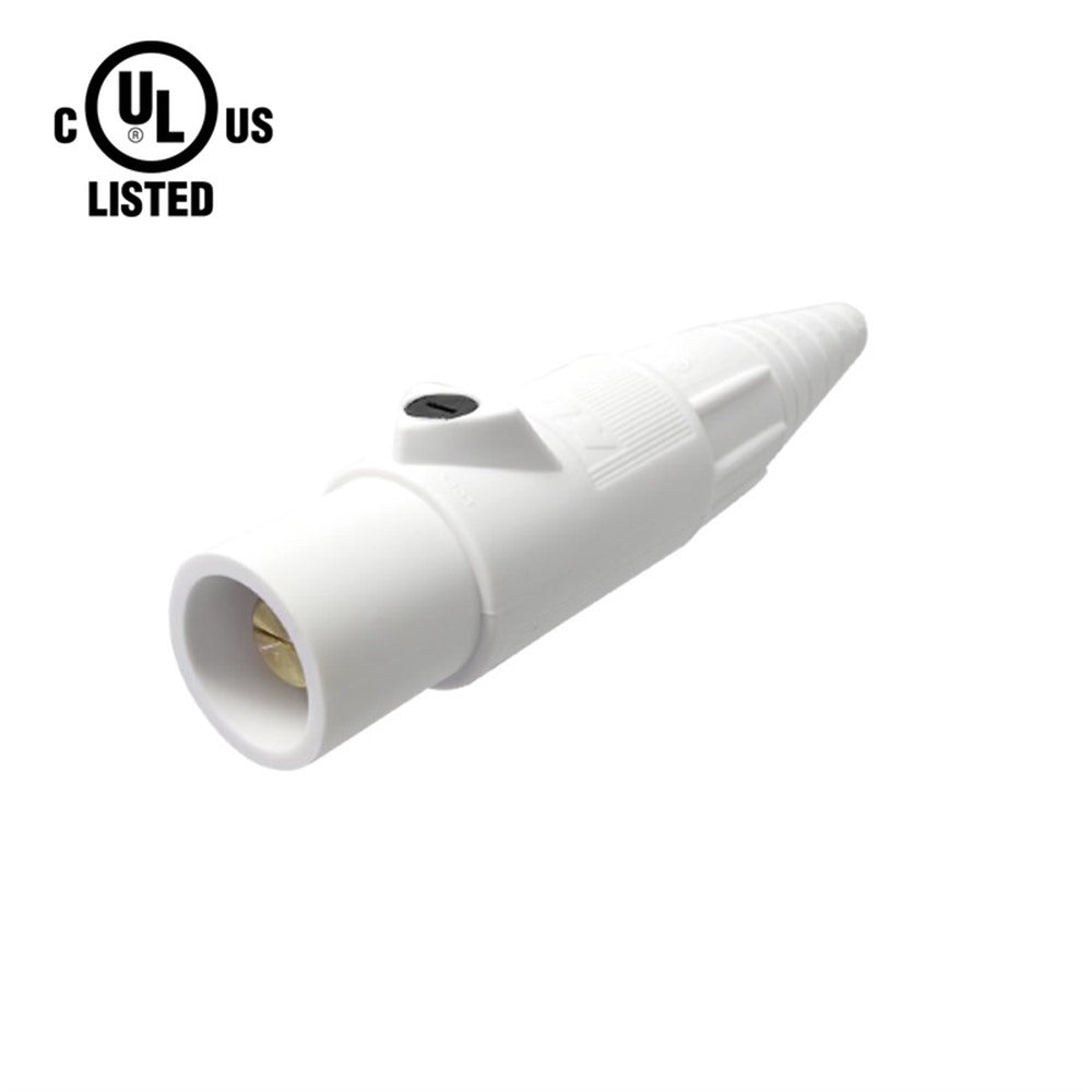 KL-400LMW - K-LOK 400 A Single-Pole Line Connector Male White