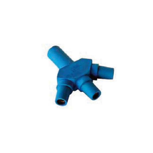 KL-400M3 FB - KUPO 400 A Single Pole Three-Fer Connector - Blue