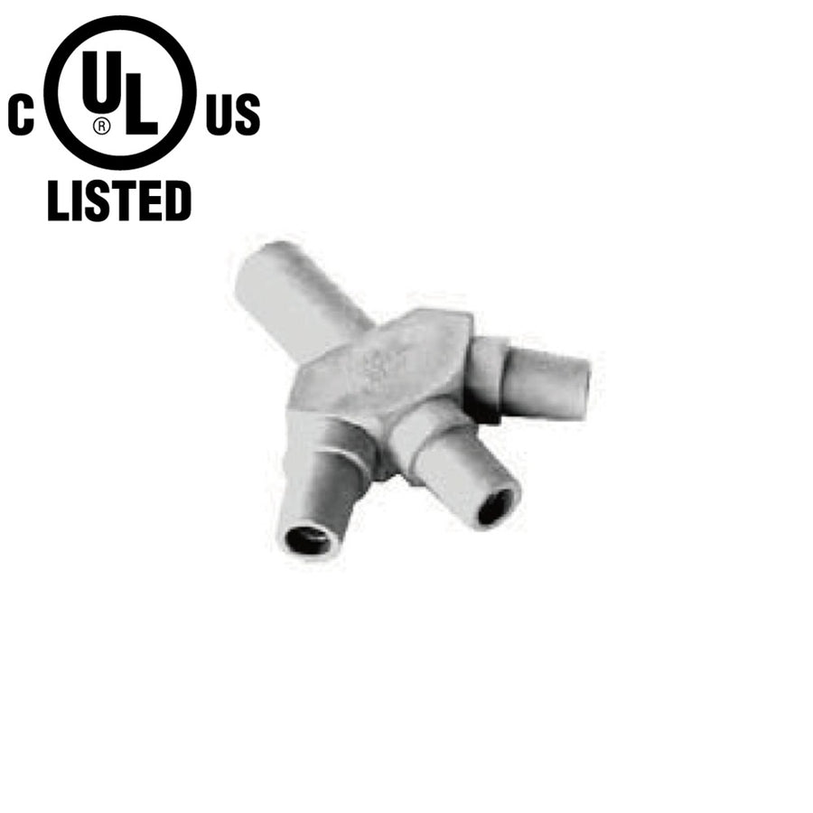 KL-400M3 FW - KUPO 400 A Single Pole Three-Fer Connector - White
