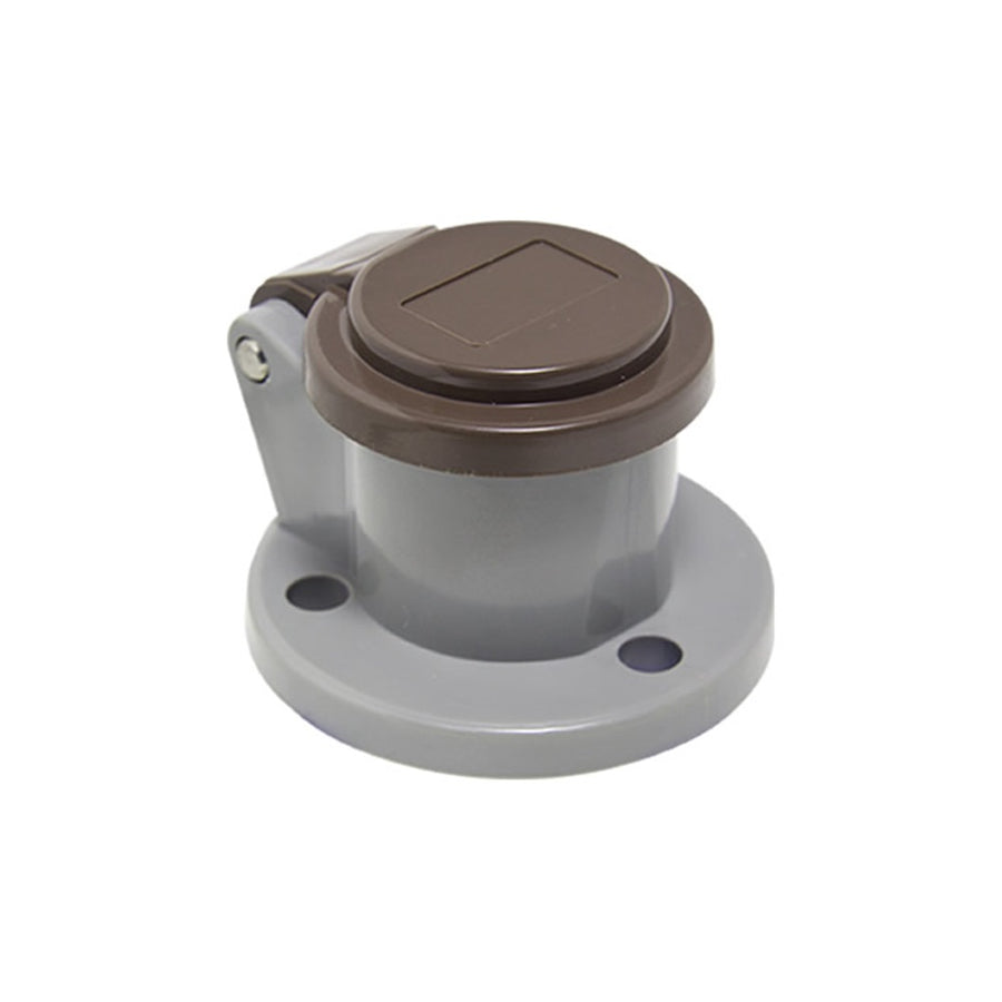 KL-DCBN2 - K-LOK Dust Cover for 150 A Cam-Type Receptacle, Brown