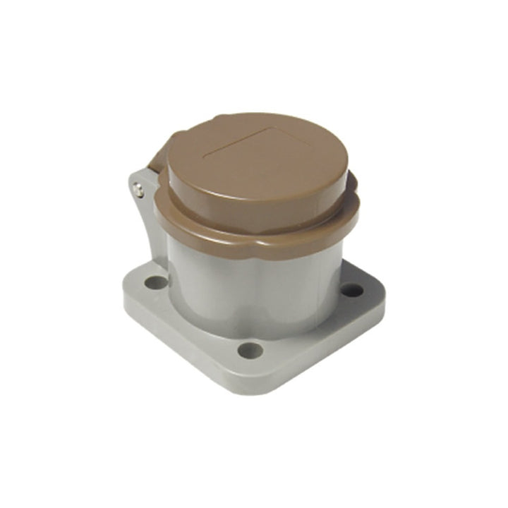 KL-DCBN - K-LOK Dust Cover for 400 A Cam-Type Receptacle, Brown