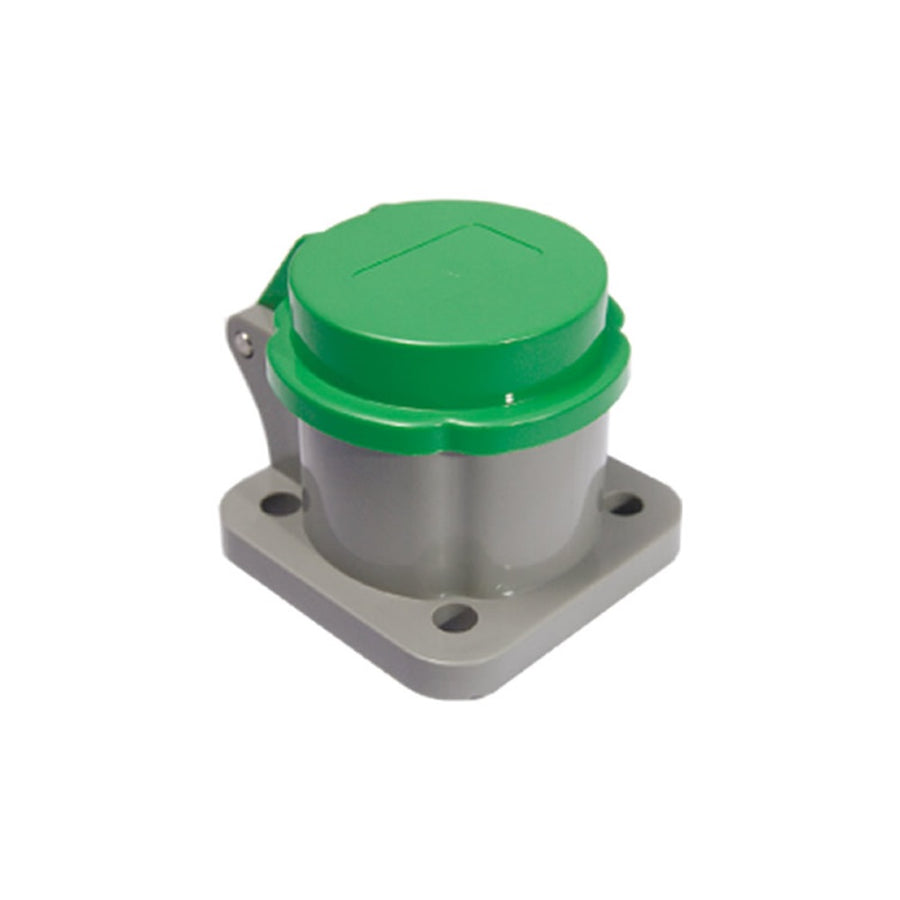 KL-DCG - K-LOK Dust Cover for 400 A Cam-Type Receptacle, Green