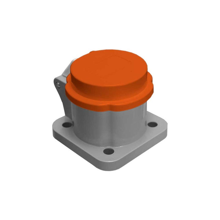 KL-DCO - K-LOK Dust Cover for 400 A Cam-Type Receptacle, Orange