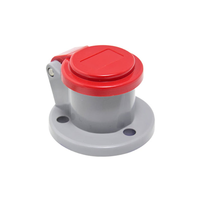 KL-DCR2 - K-LOK Dust Cover for 150 A Cam-Type Receptacle, Red