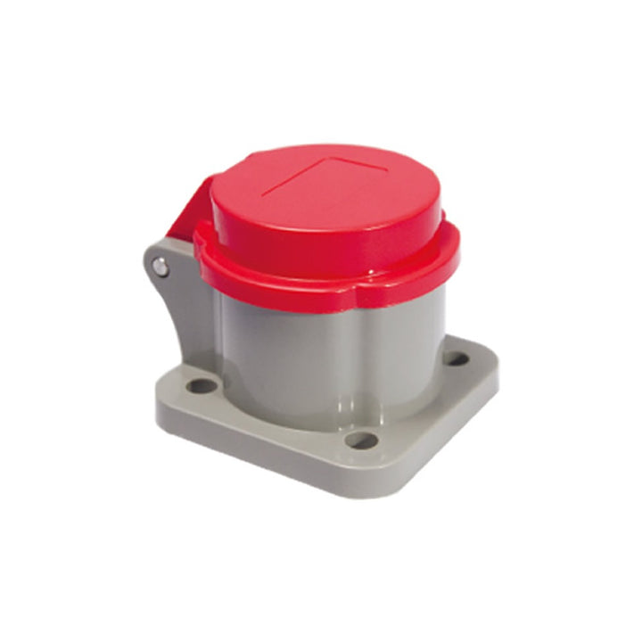 KL-DCR - K-LOK Dust Cover for 400 A Cam-Type Receptacle, Red
