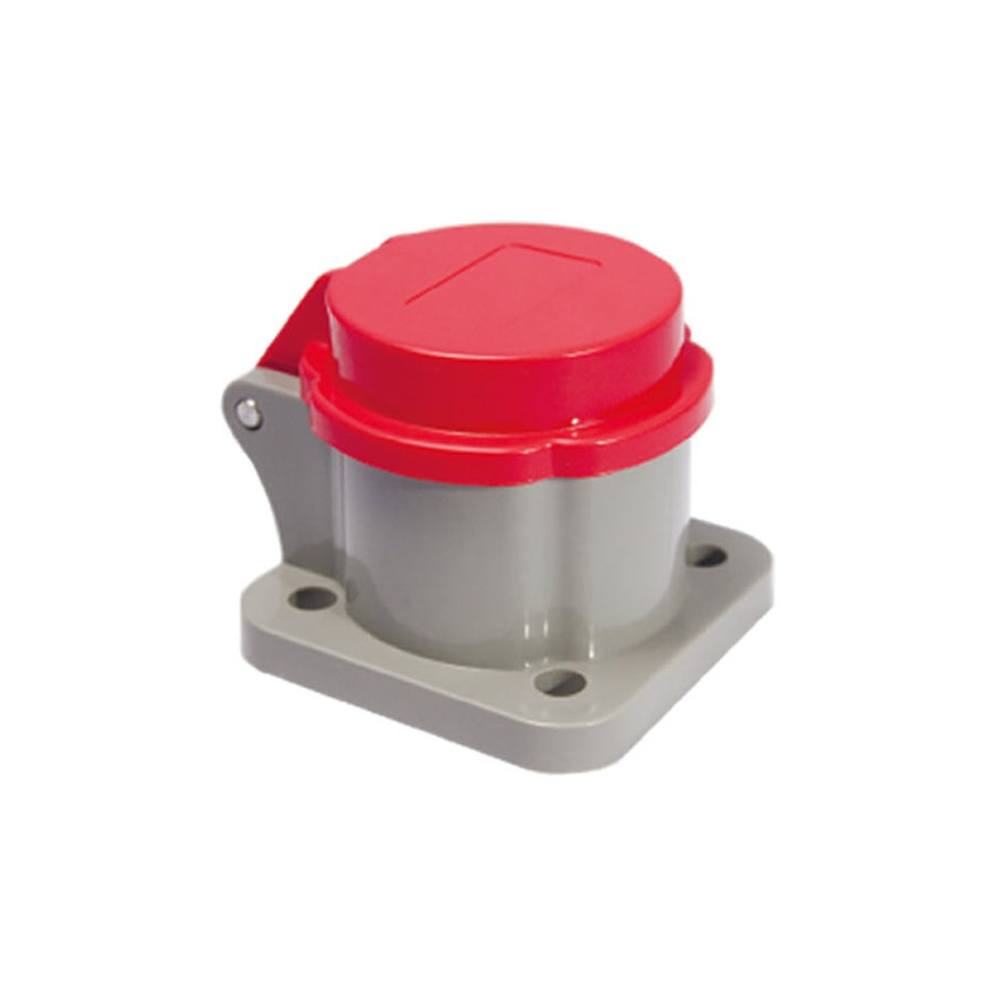 KL-DCR - K-LOK Dust Cover for 400 A Cam-Type Receptacle, Red