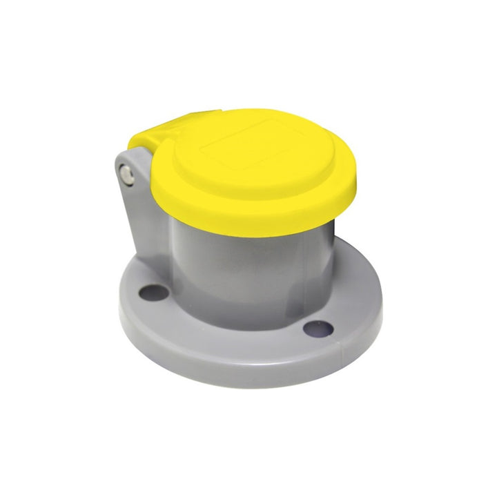 KL-DCY2 - K-LOK Dust Cover for 150 A Cam-Type Receptacle, Yellow