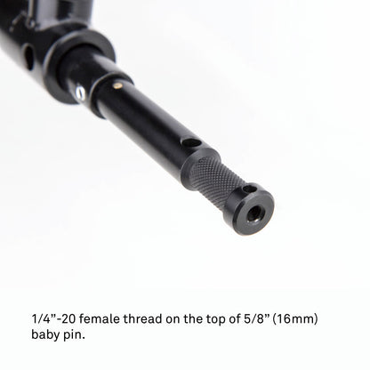 KLHS-0204 - Medium Lightweight Telescopic Hanger with Stirrup head baby pin female thread detail