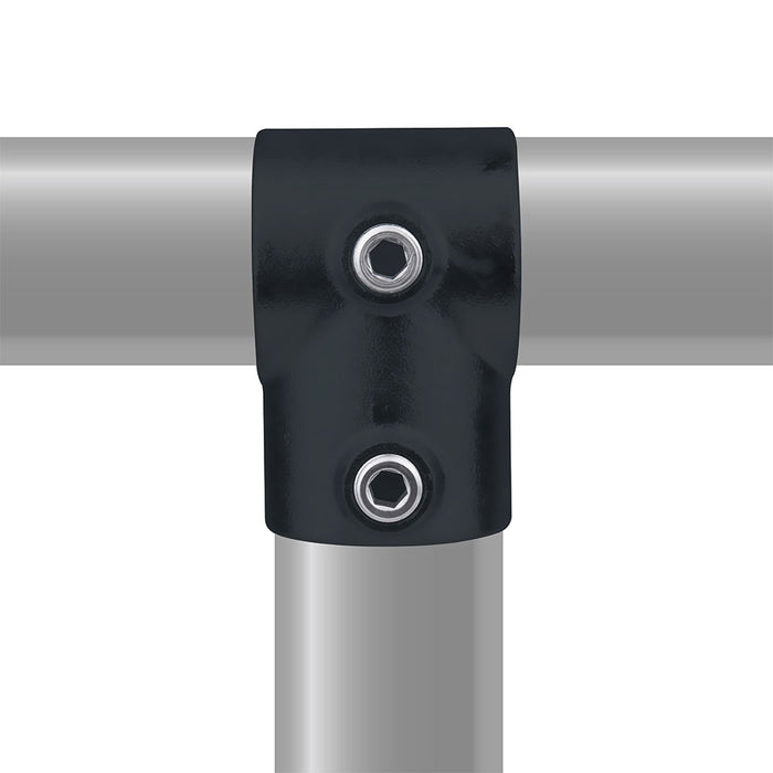 KPC-001B - Pipe Clamp Short Tee (Black)