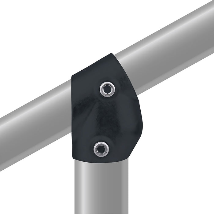KPC-029B - Pipe Clamp Adjustable Short Tee (Black)