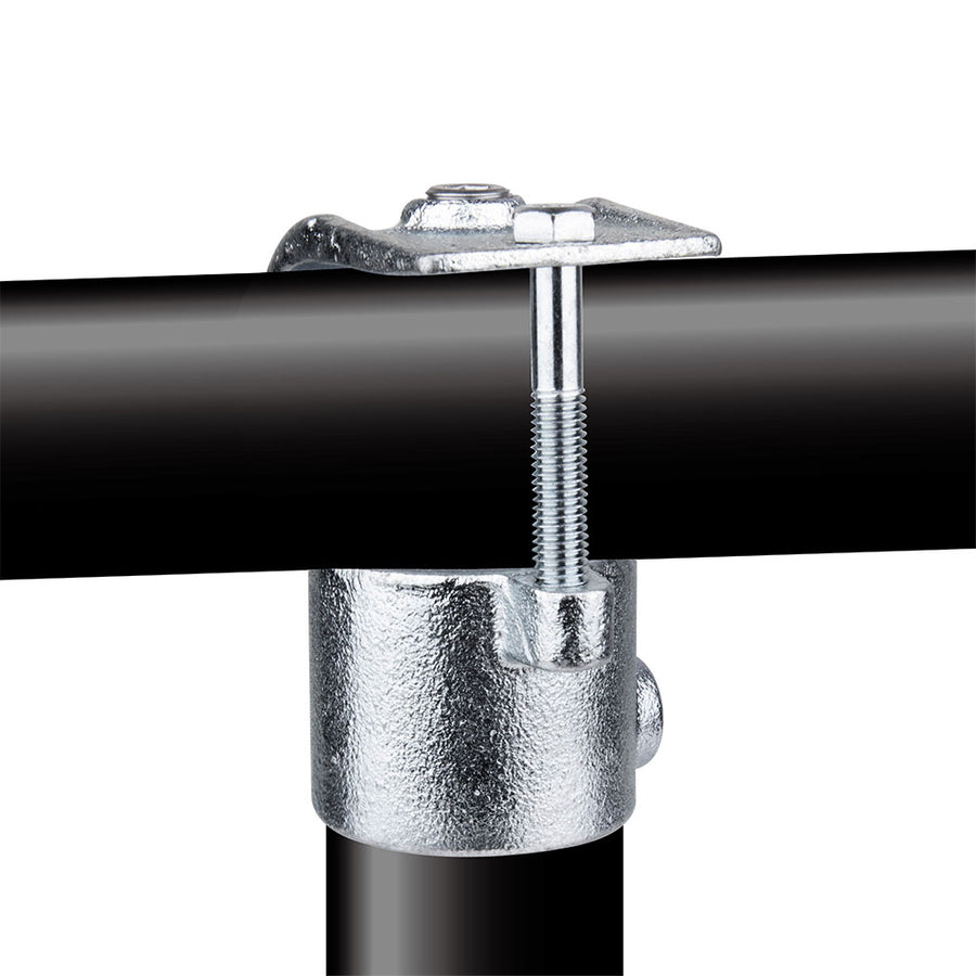 KPC-035 - Pipe Clamp Clamp-On Tee (Silver)