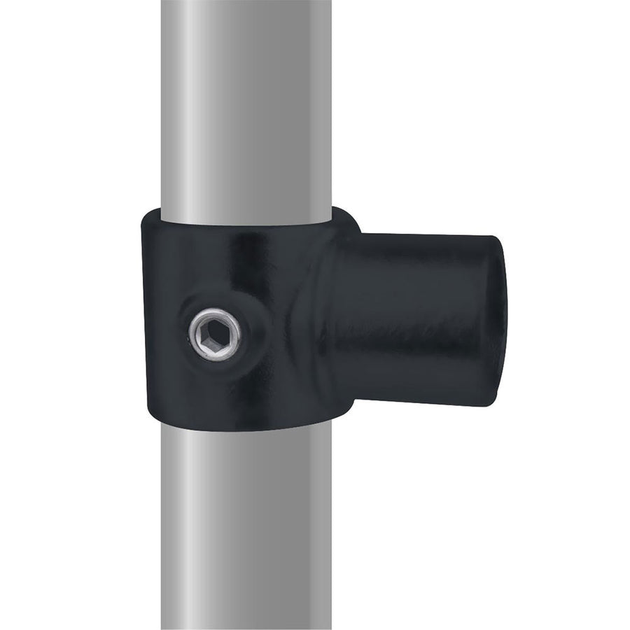 KPC-047B - Pipe Clamp Internal Swivel Tee (Black)