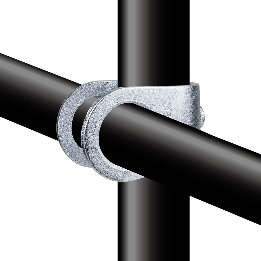 KPC-060 - Pipe Clamp Clamp-On Crossover (Silver)