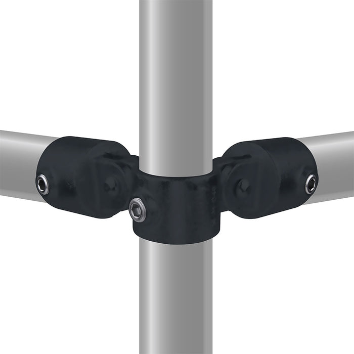 KPC-068B - Pipe Clamp 90? Corner Swivel (Black)