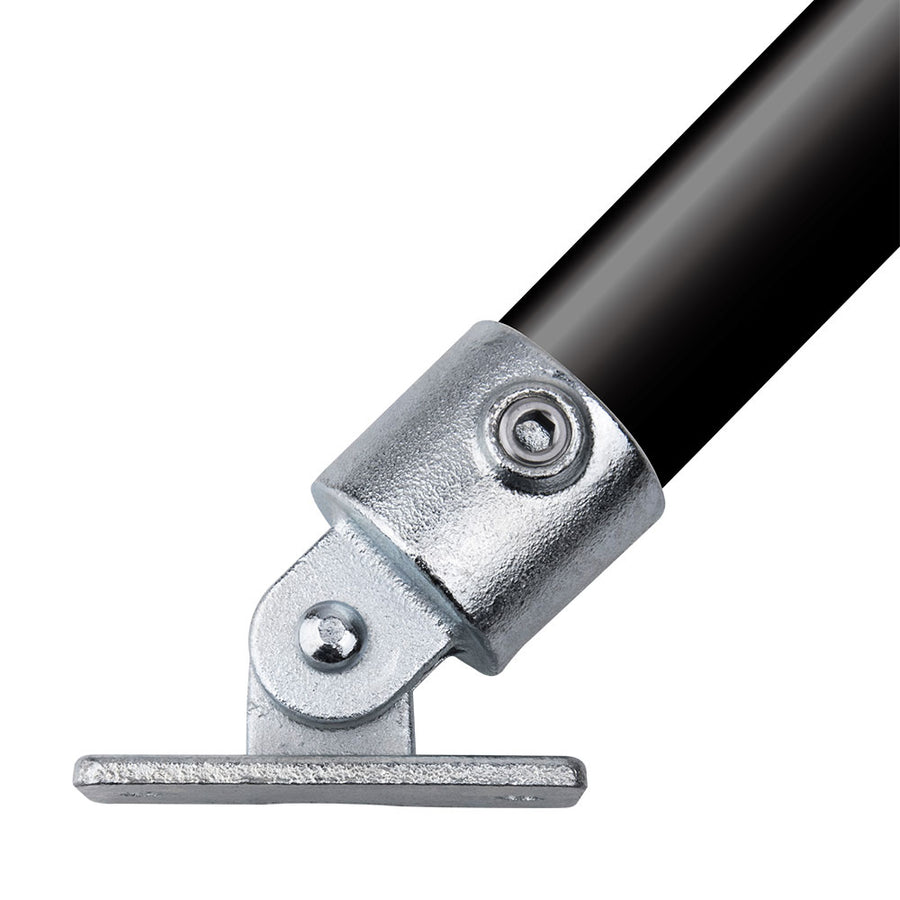 KPC-069 - Pipe Clamp Swivel Base (Silver)