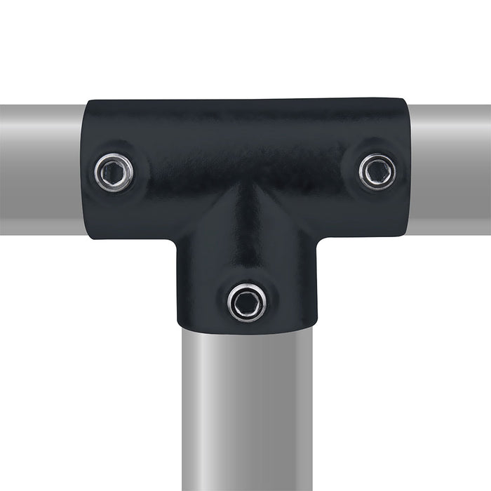 KPC-104B - Pipe Clamp Long Tee (Black)