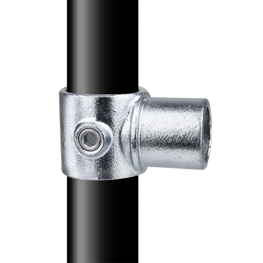 KPC-147 - Pipe Clamp Internal Swivel Tee (Silver)