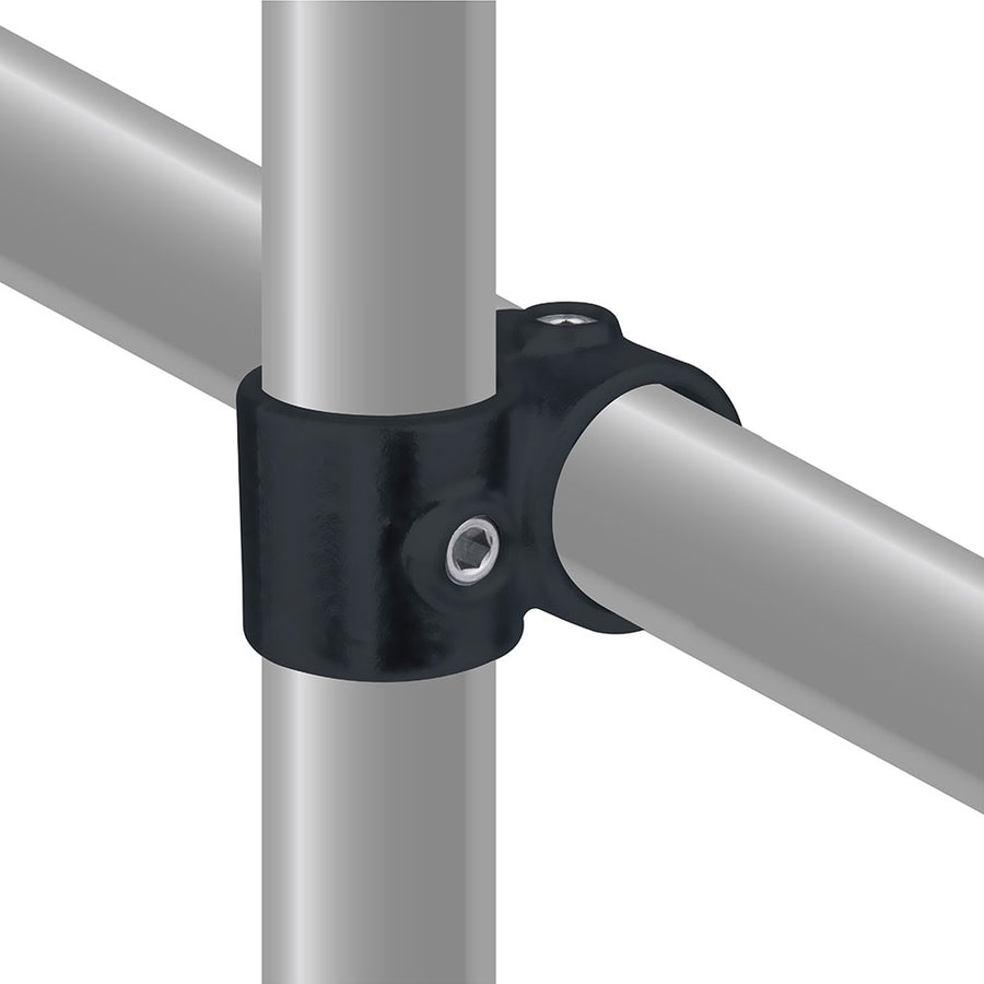 KPC-161B - Pipe Clamp 90? Crossover (Black)