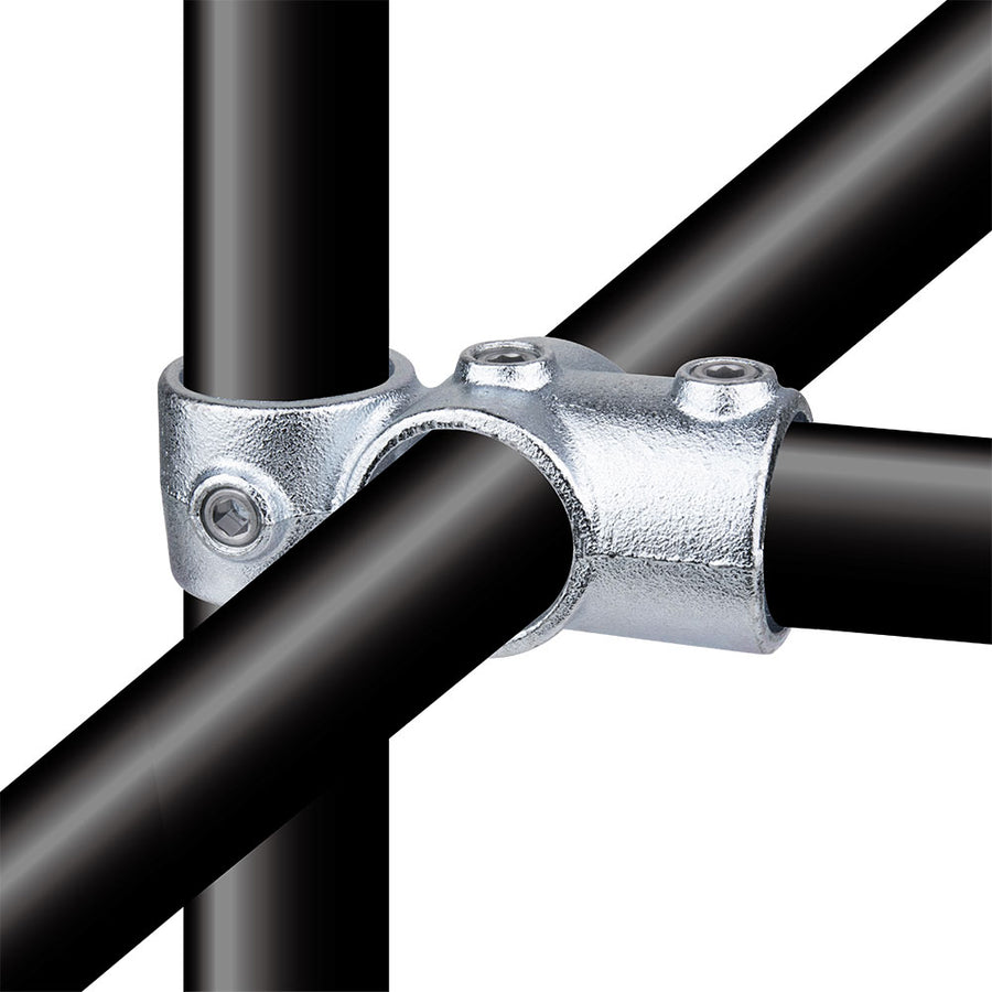 KPC-165 -Combination socket tee / crossover (Silver)