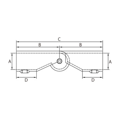 KPC-A1203AE - Adjustable Elbow (Polished) dimension diagram