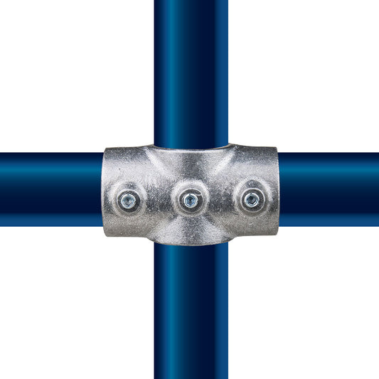 KPC-A1207E - Two Socket Cross (Polished) fitting view