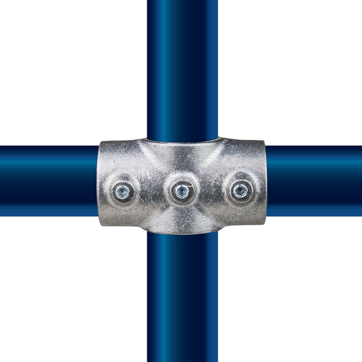 KPC-A1207E - Two Socket Cross (Polished) fitting view