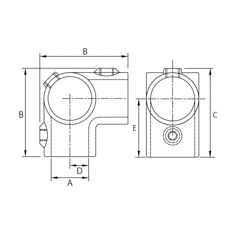 KPC-A1211E - KPC-A1211E -Corner (Polished) dimension diagram