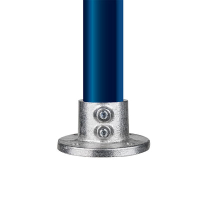 KPC-A1242 - Round Base Flange (Polished) fitting view