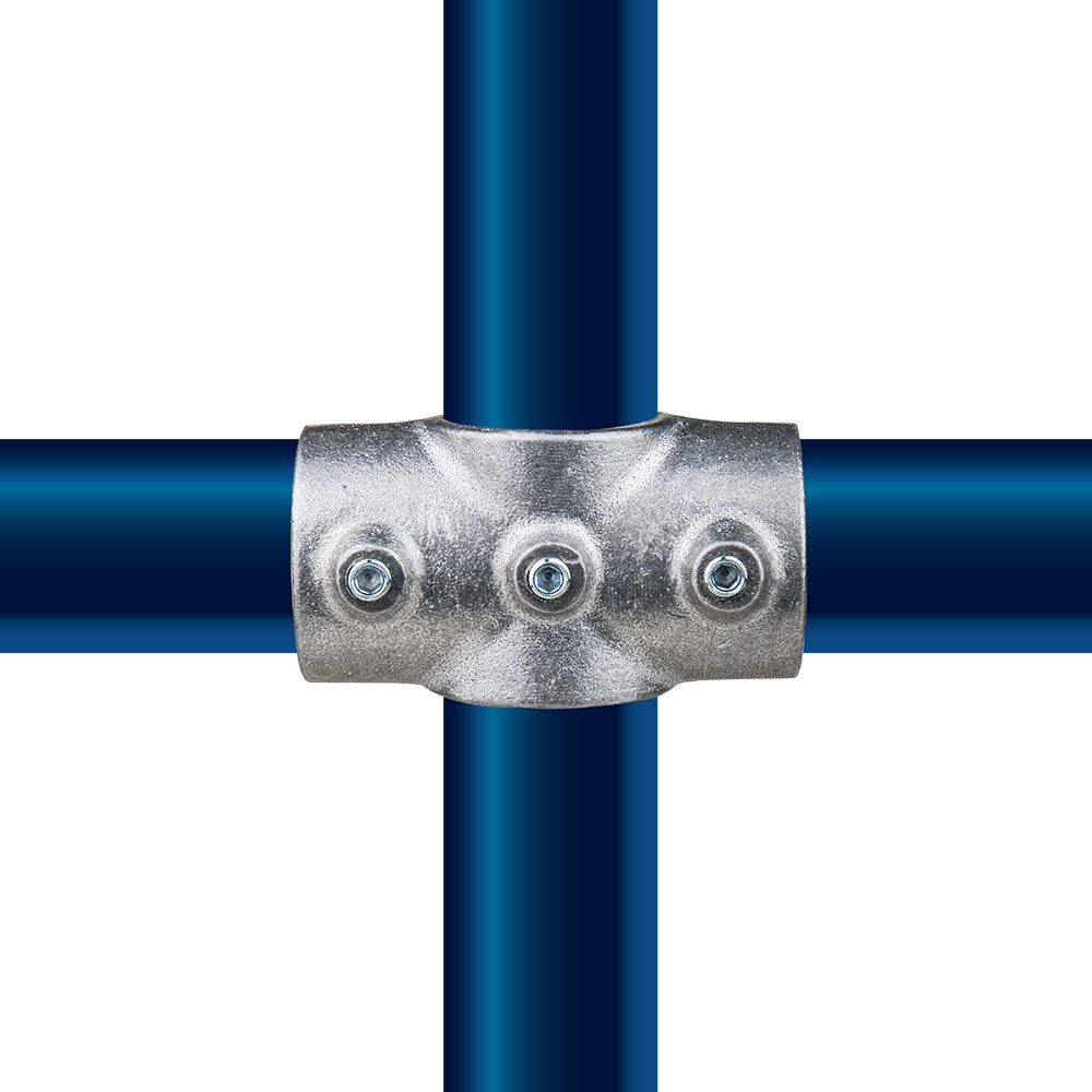 KPC-A1407E - Two Socket Cross (Polished) fitting view