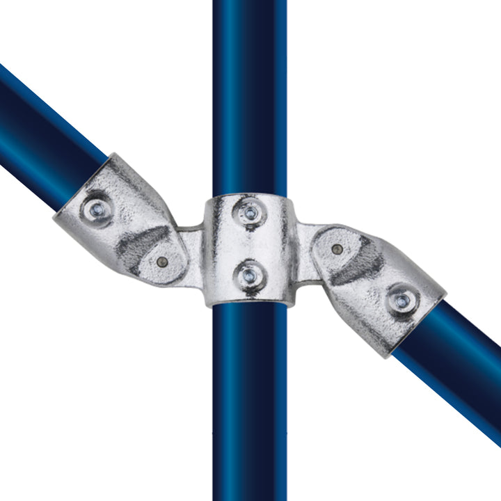 KPC-A1419E - KUPO Double Swivel Combination Clamp for 42.4 mm Pipe fitting view