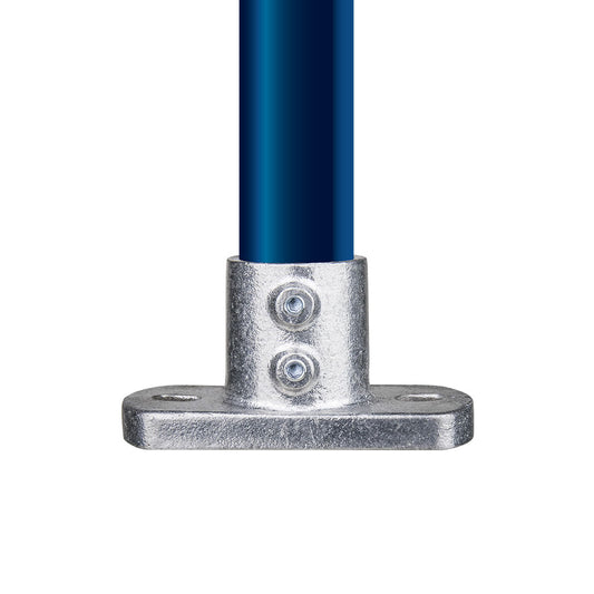 KPC-A1446 - Railing Base Flange (Polished) fitting view