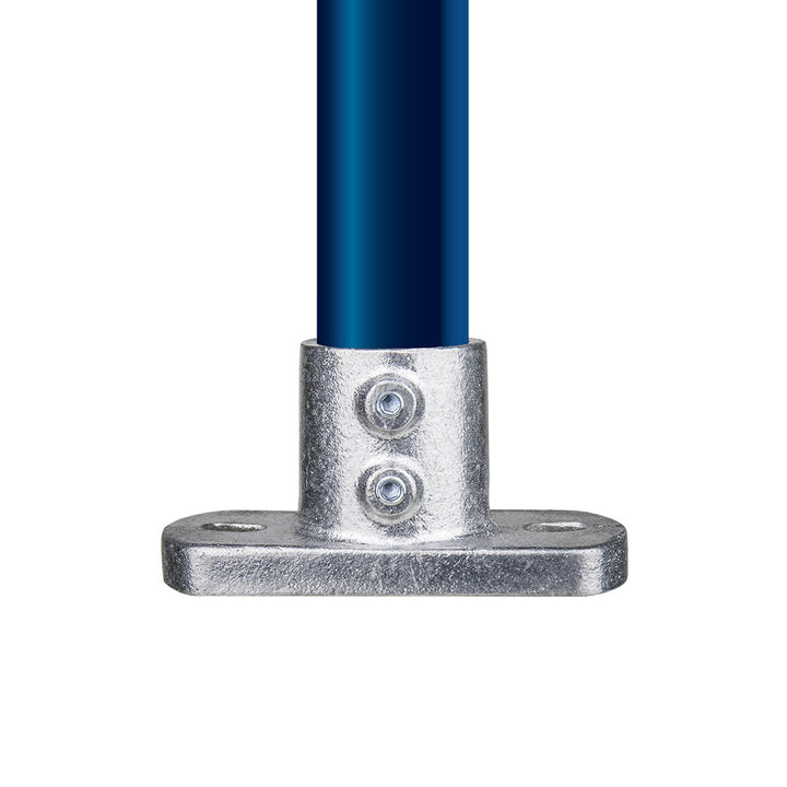 KPC-A1446 - Railing Base Flange (Polished) fitting view