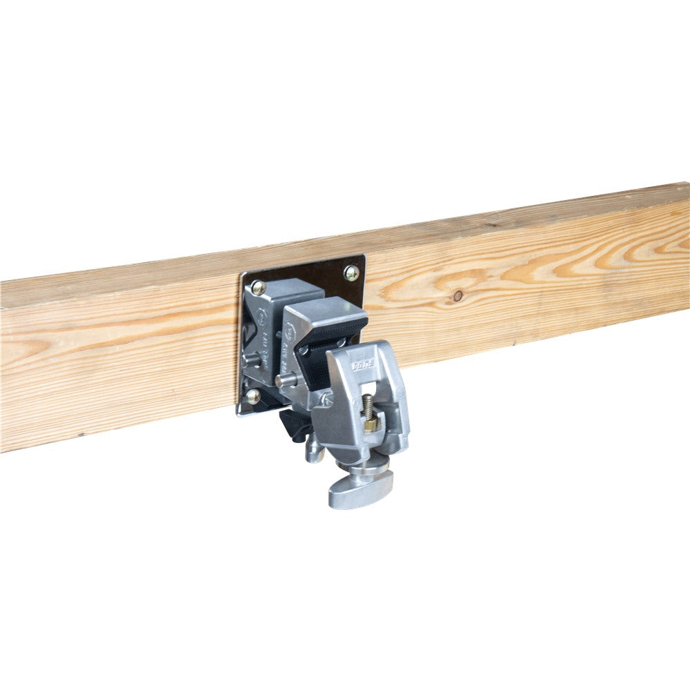 KS-011 - 100 mm Square Mounting Plate mounted setup