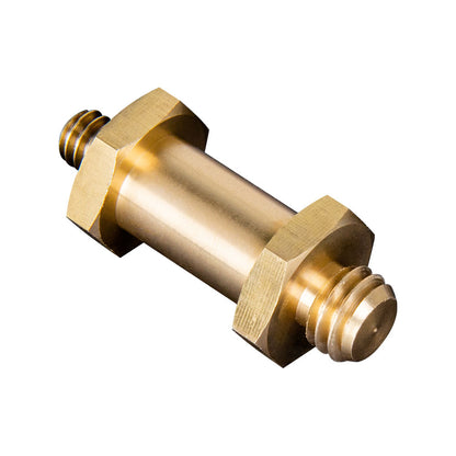 KS-014 - Hex Stud 3/8"-16 Male and 1/4"-20 Male mounted detail, hex stud close-up